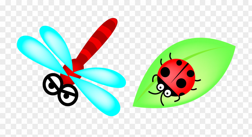 Insect Vectors Butterfly Bee Cartoon Euclidean Vector PNG