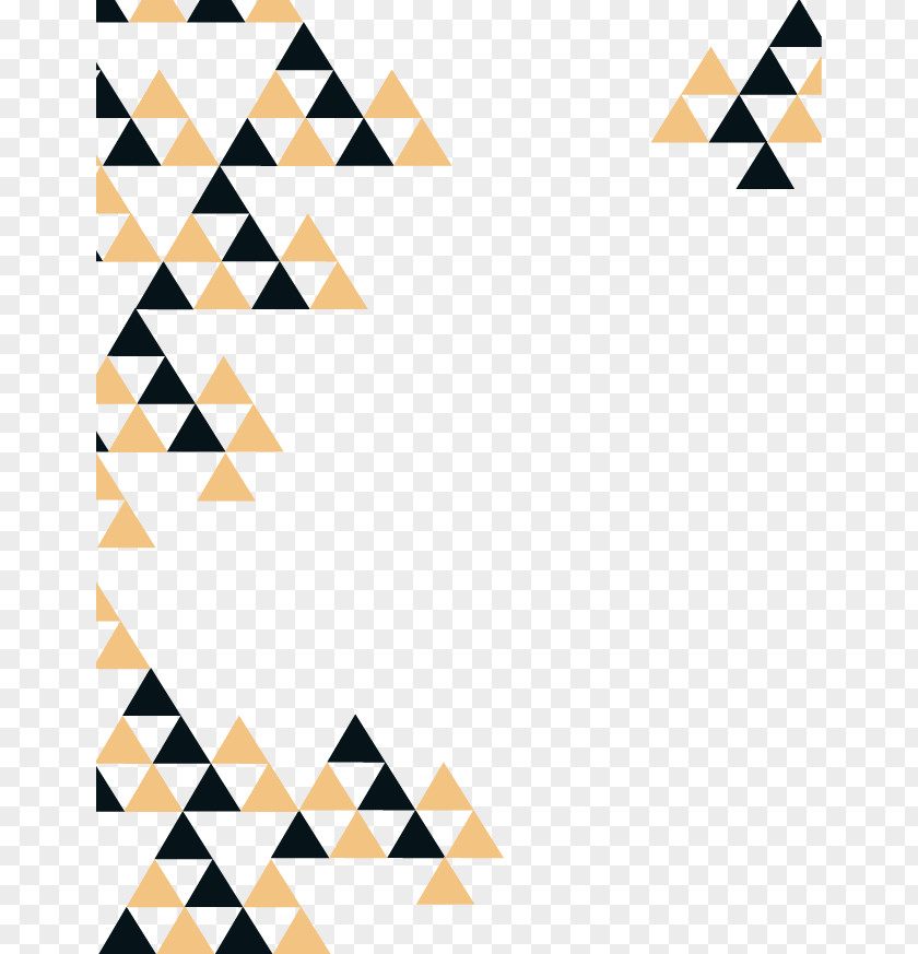 Creative Triangle Poster PNG