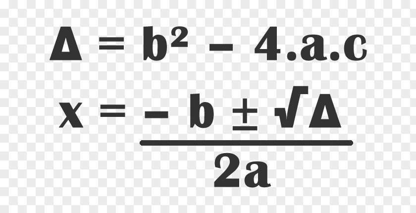 Mathematics Deducción De La Fórmula Bhaskara Quadratic Equation Formula Zero Of A Function Solving PNG