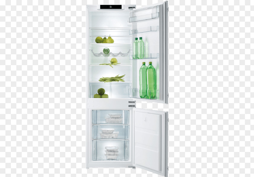 Refrigerator Auto-defrost Gorenje NRKI4181CW Fridge Freezer Frost Free 3 In Stock Freezers PNG