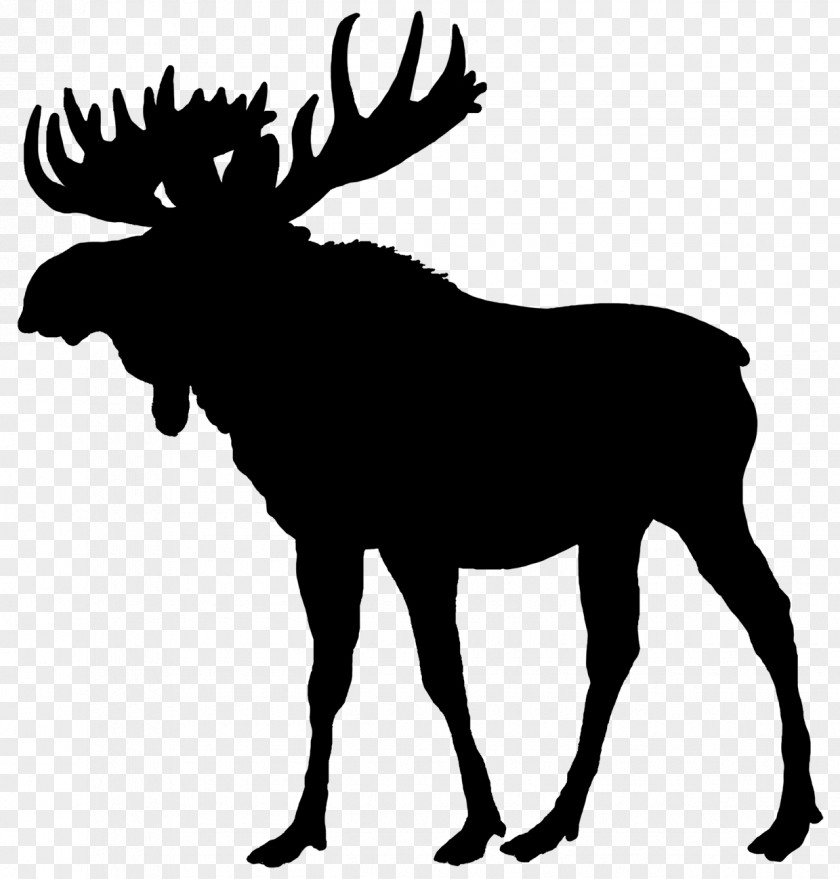 Silhouettes Moose Silhouette Deer Clip Art PNG