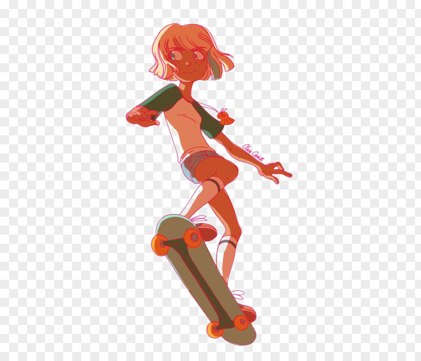 Skateboard Cartoon Drawing Animation PNG