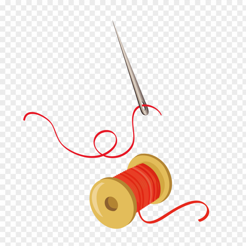 Vector Pattern Material Sewing Needle And Thread Live Euclidean PNG