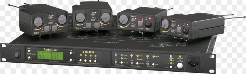 Wireless Intercom Telex Base Station PNG