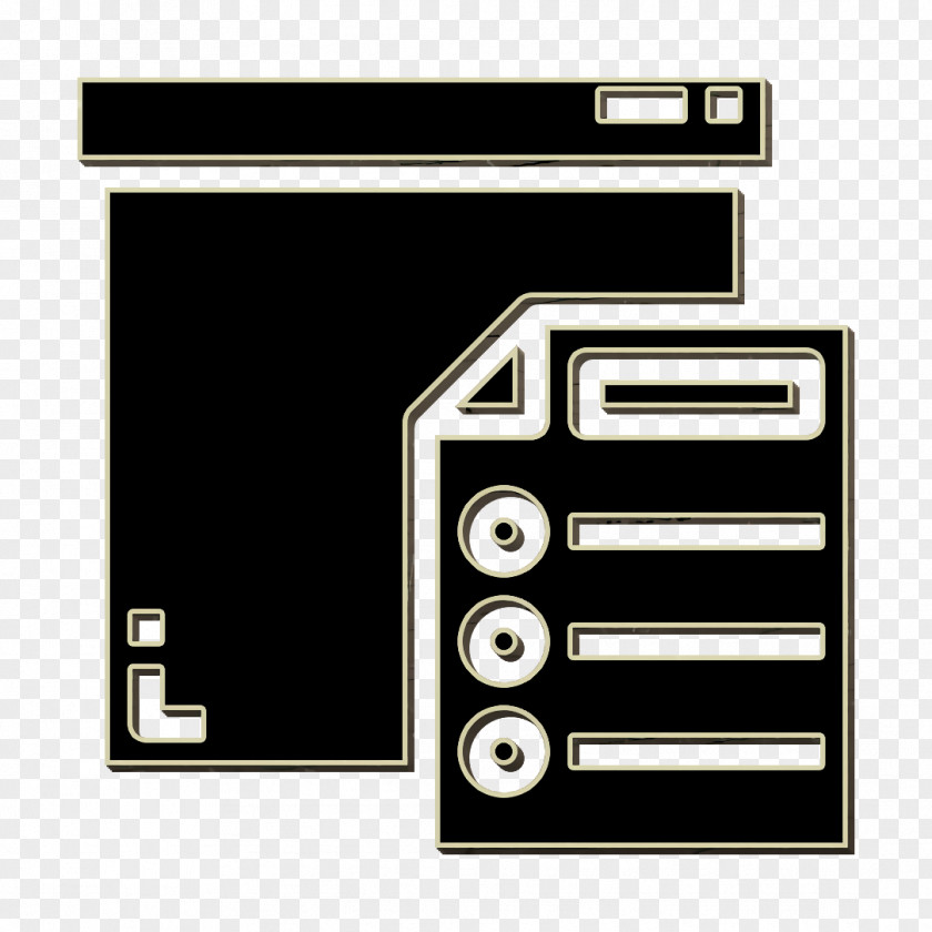 Box Icon Office Stationery PNG