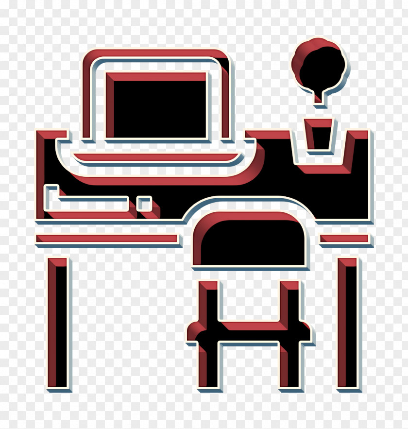 Desk Icon Business Essential PNG