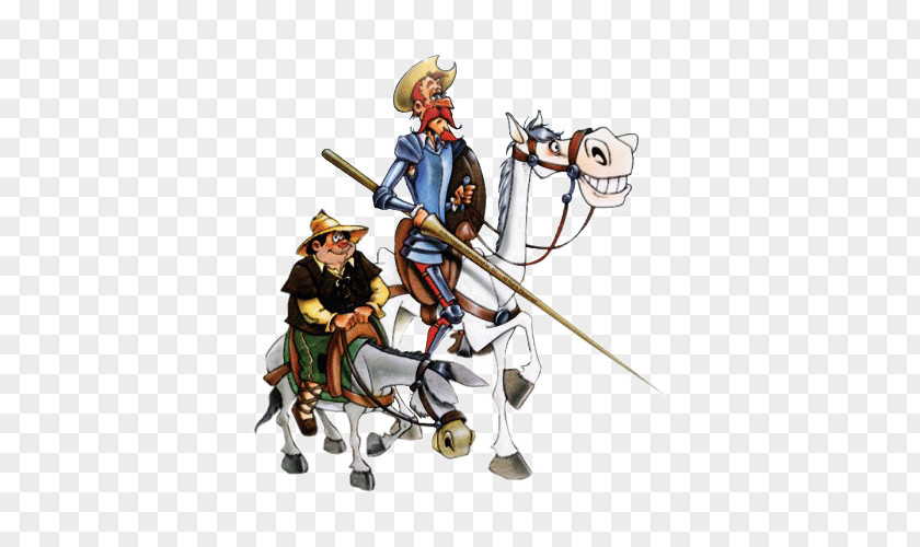 Miguel De Cervantes Route Of Don Quixote Sancho Panza Novel Book PNG