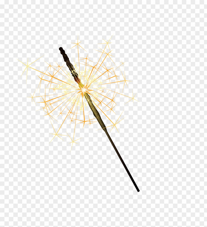 Fireworks Stick Pattern Material White Petal PNG