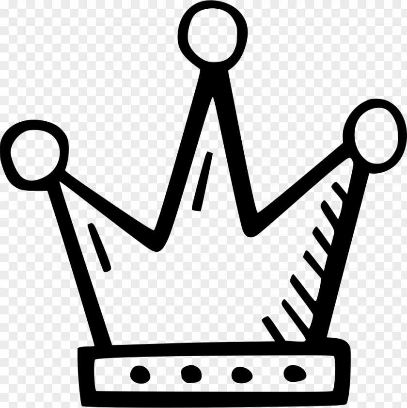 Hand Drawn Crown Art Paper Craft Clip PNG