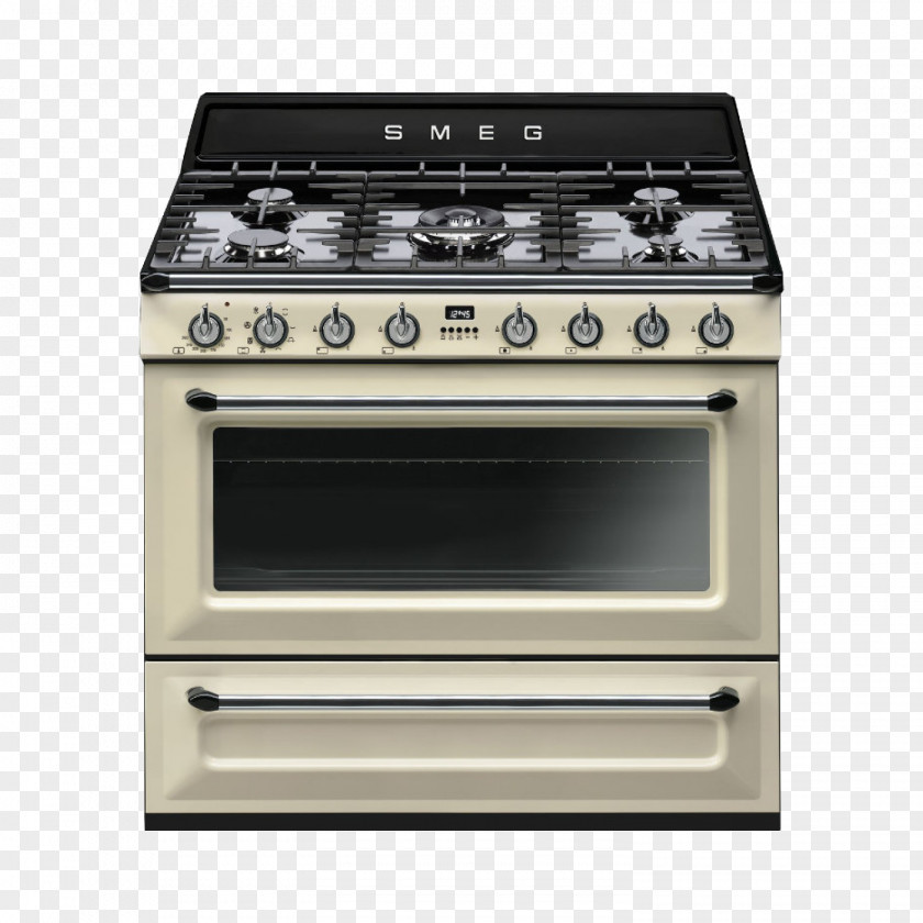 Oven Cooking Ranges Smeg Victoria TRU90 Gas Stove PNG