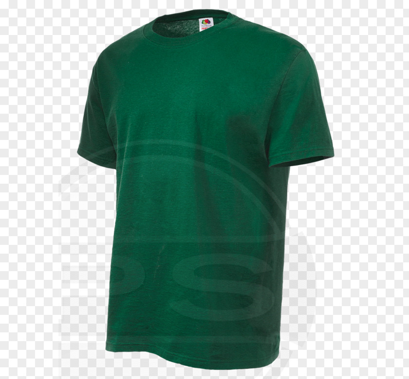 T-shirt Green Sleeve Neck PNG