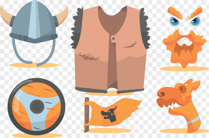 Viking Warrior Equipment Vector Euclidean PNG