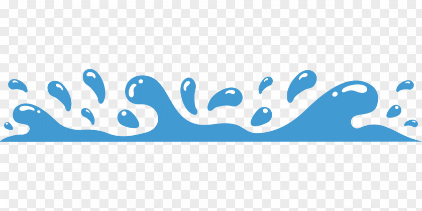 Blue Wave Water Free Content Drop Clip Art PNG