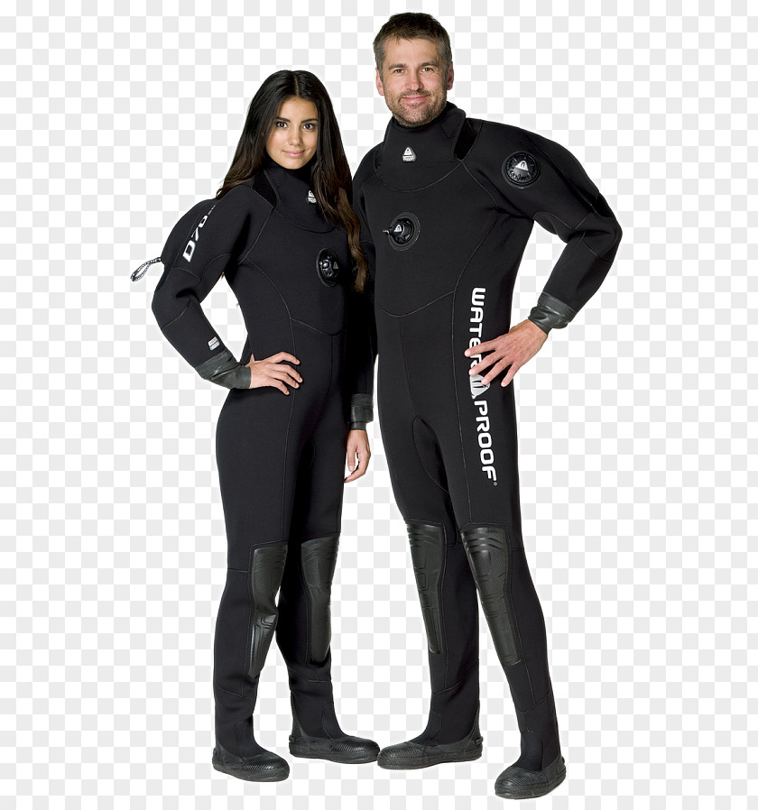 In Small Material Dry Suit Underwater Diving Scuba Wetsuit PNG