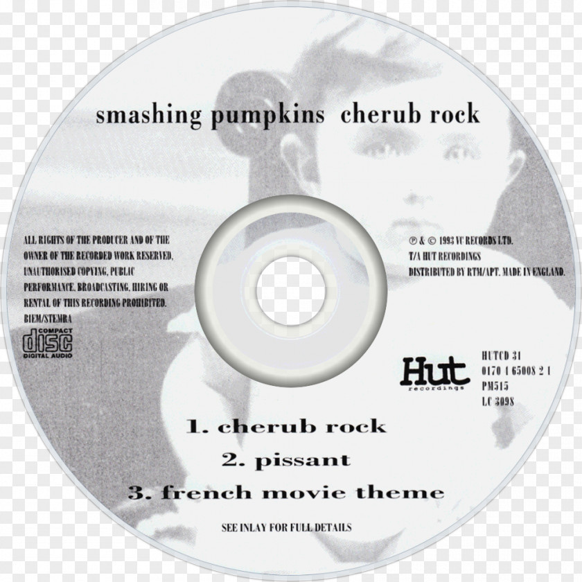 Smashing Compact Disc Gish The Pumpkins Cherub Rock Fan Art PNG