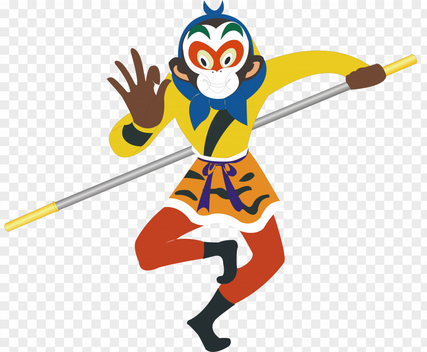 Cartoon Sun Wukong Journey To The West Clip Art PNG