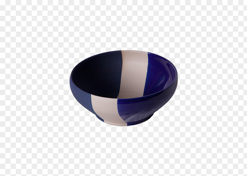 Design Cobalt Blue Plastic Bowl PNG