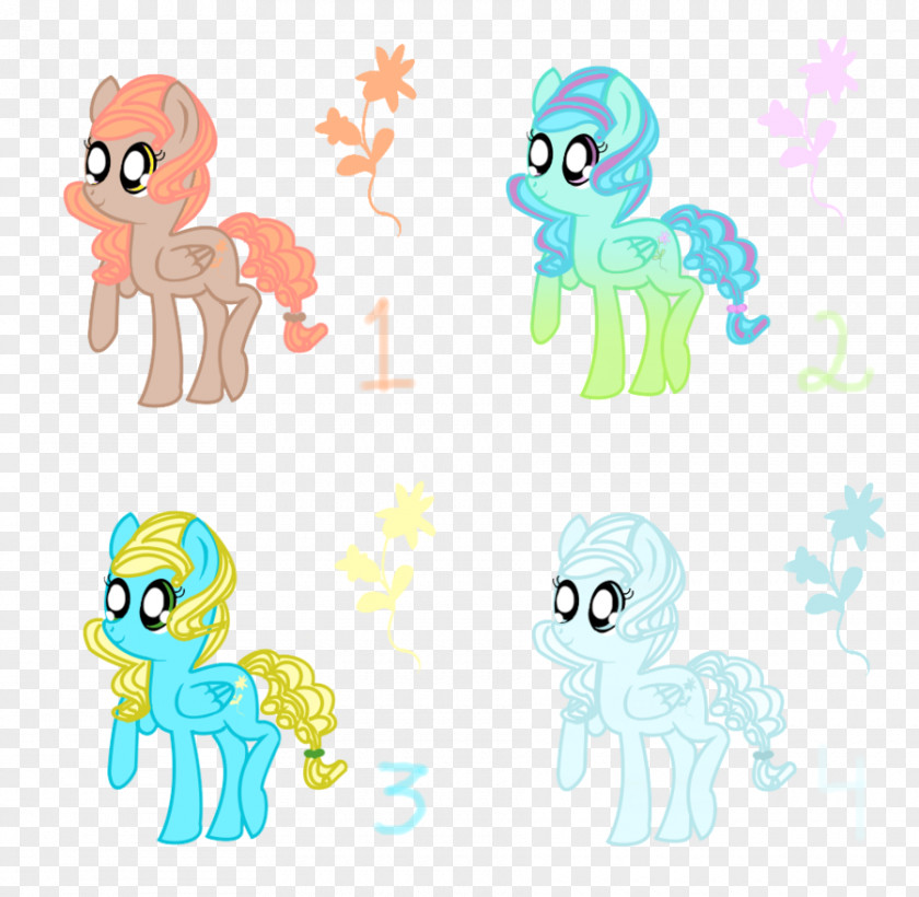 Color Drop Pony Drawing Art PNG