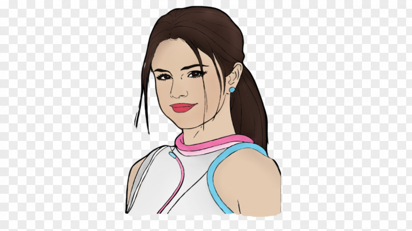 Draw Selena Gomez Cartoon Drawing Female PNG