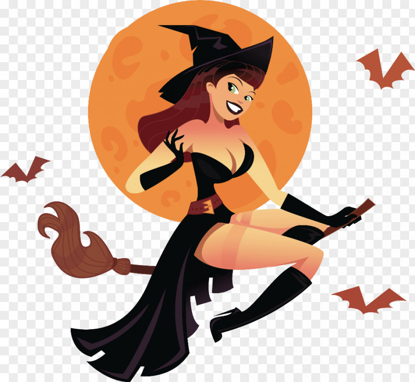Scarlet Witch Broom Witchcraft PNG