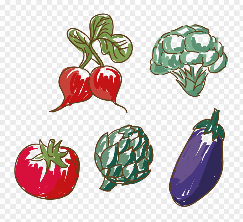 Vegetables Vector Material Pickled Cucumber Radish Behavior-driven Development Pip Computer File PNG