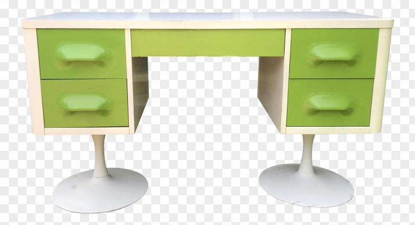 Writing Table Desk Space Age Drawer PNG