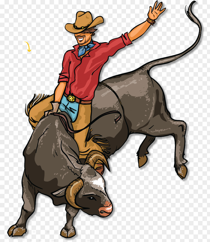 Bull Riding Rodeo Clip Art PNG