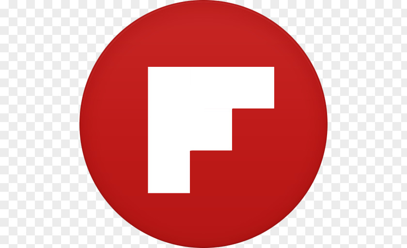 Flipboard Symbol Logo Circle PNG