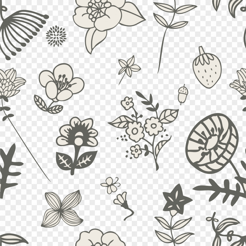 Flower Wallpaper Vector PNG