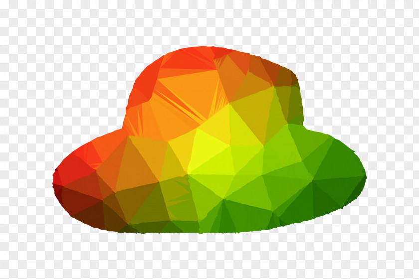 Hat Yellow Product Design PNG