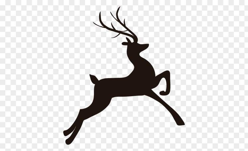 Reindeer Silhouette PNG