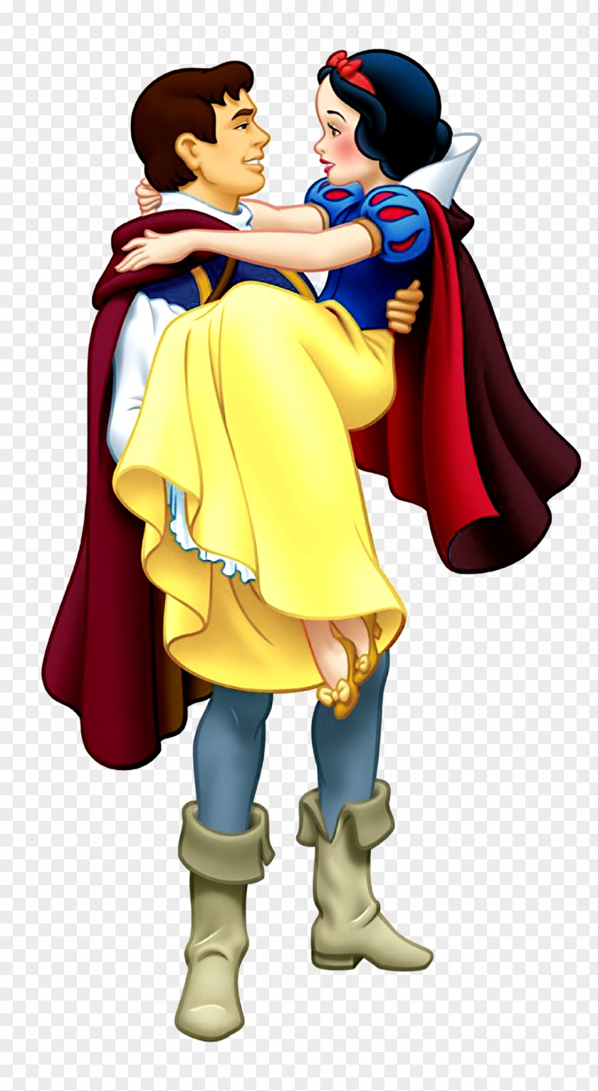 Snow White Prince Charming And The Seven Dwarfs Queen PNG