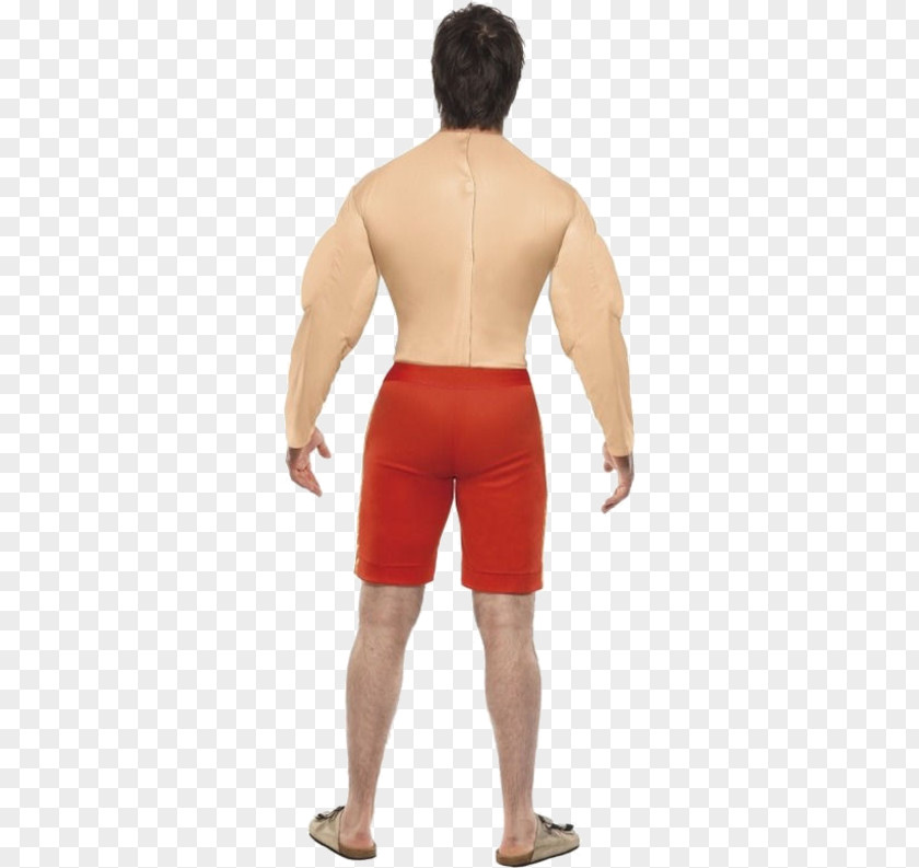 Suit Costume Lifeguard Red Shorts PNG