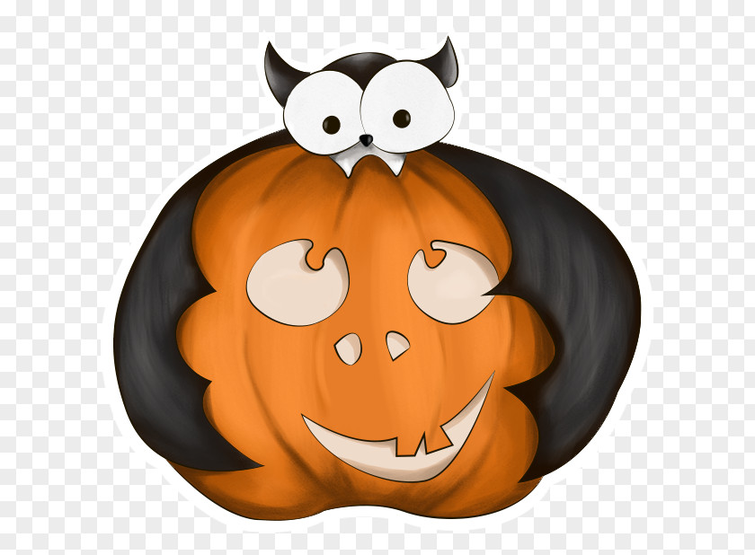 Whiskers Telegram Jack-o'-lantern Halloween Illustration PNG