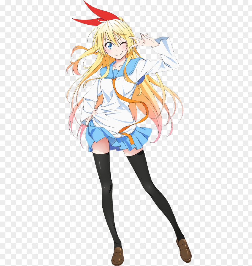 Cosplay Nisekoi Chitoge Kirisaki Costume Uniform PNG