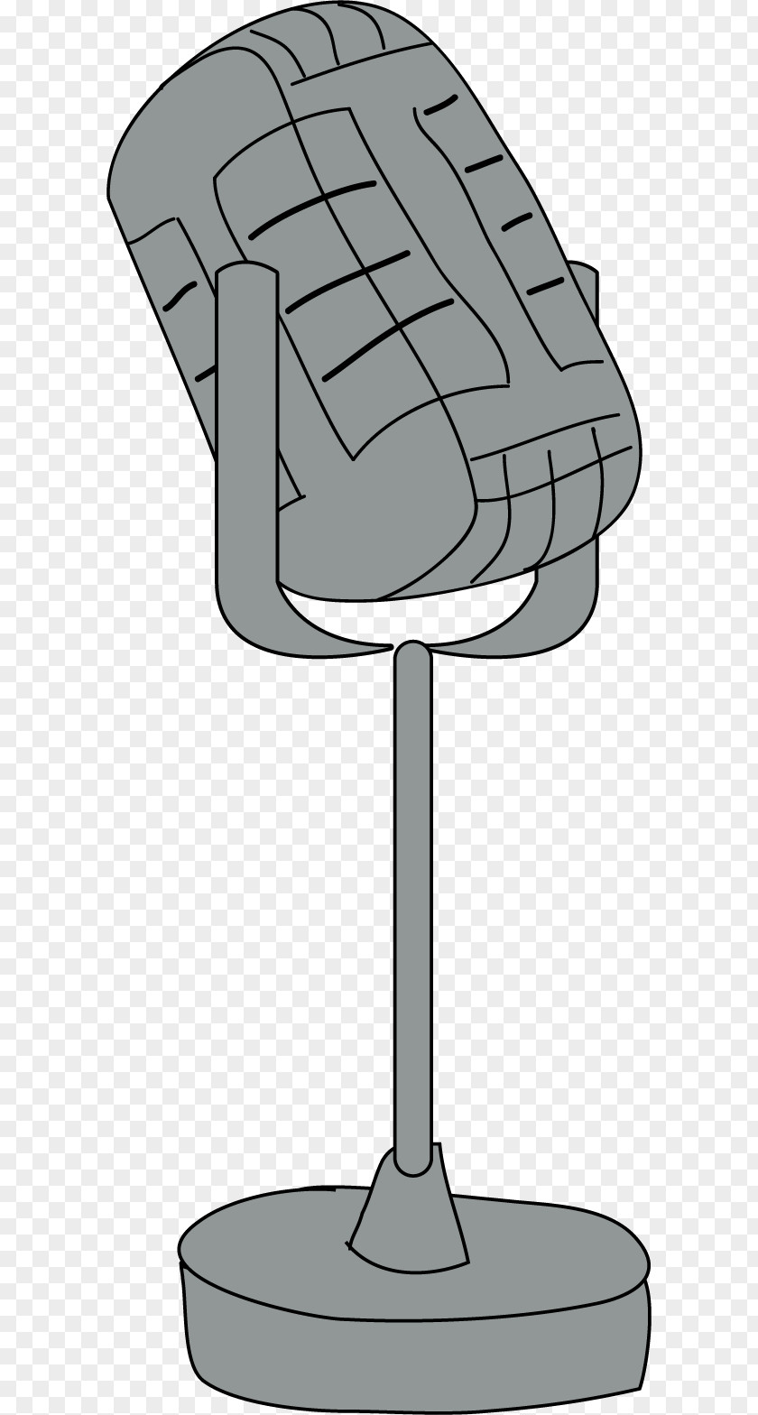 Hand Painted Graffiti Microphone Icon PNG