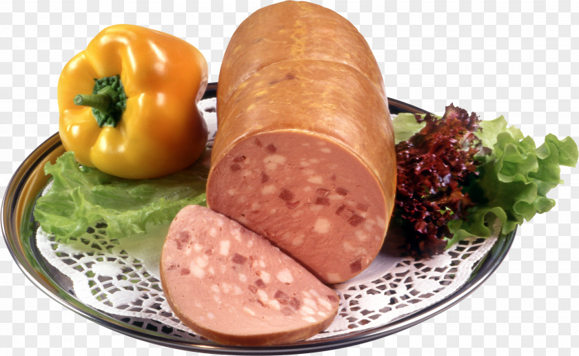 Sausage Hamburger Salami Bacon PNG