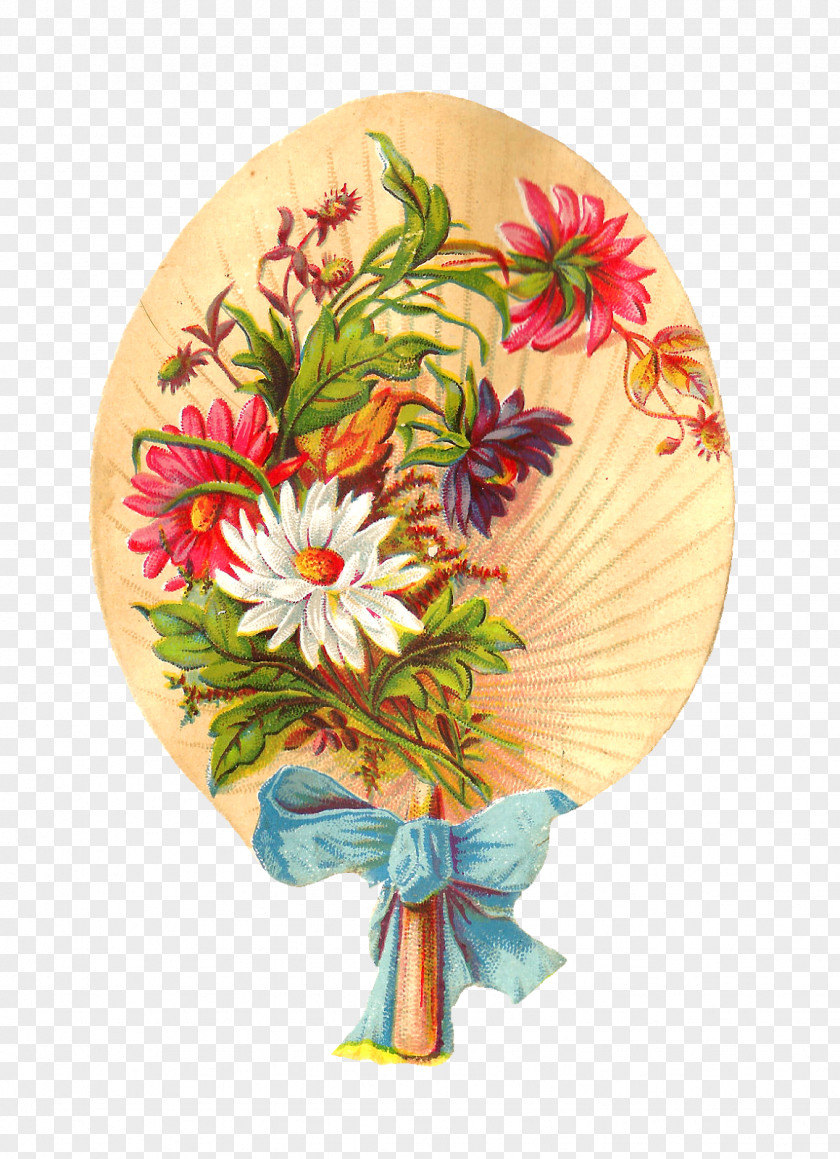 Victorian Ribbon Cliparts Wildflower Hand Fan Clip Art PNG