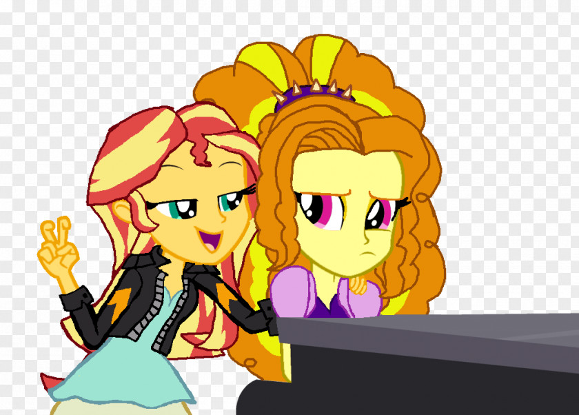 Aria Blaze Sonata Sunaria Sunset Shimmer Kiss PNG