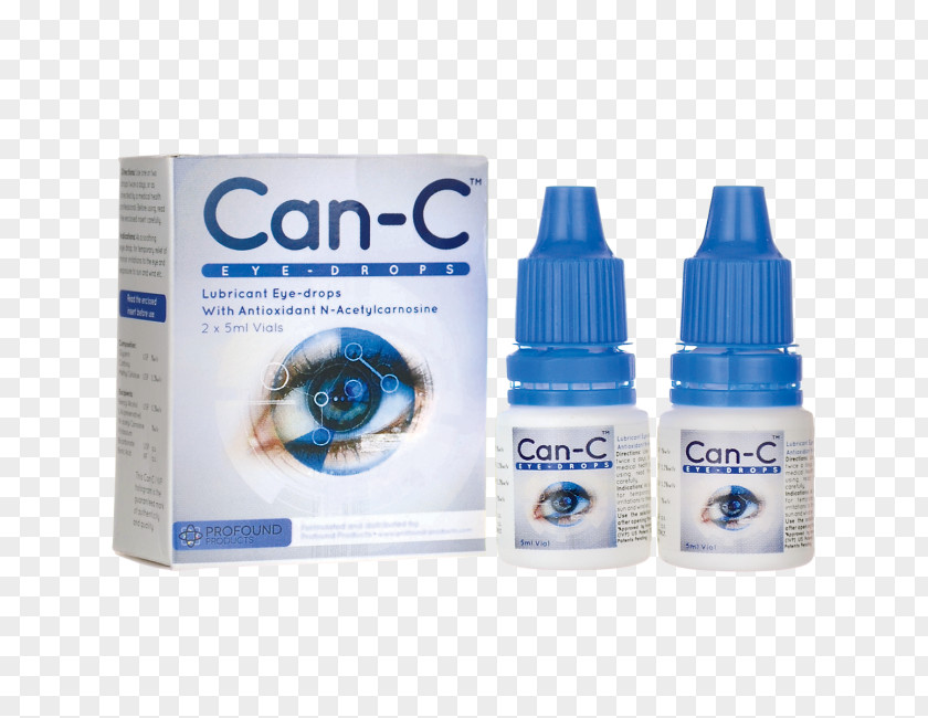 Eye Drops & Lubricants Cataract Can-C Lubricant Eye-Drops With Antioxidant N-Acetylcarnosine PNG