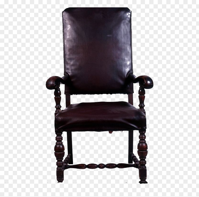 Vintage Leather Chair Table Bar Stool Furniture PNG