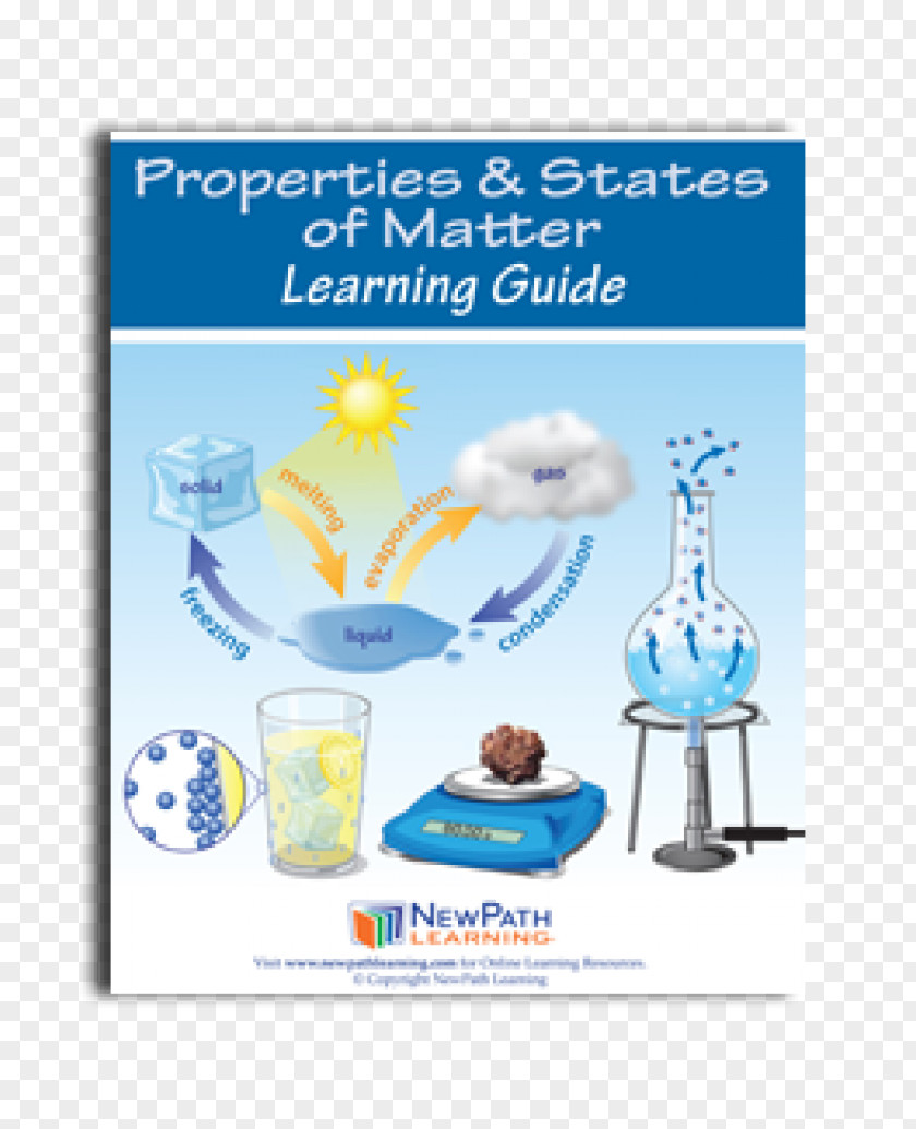 Water Properties & States Of Matter Science Learning Guide Organism PNG