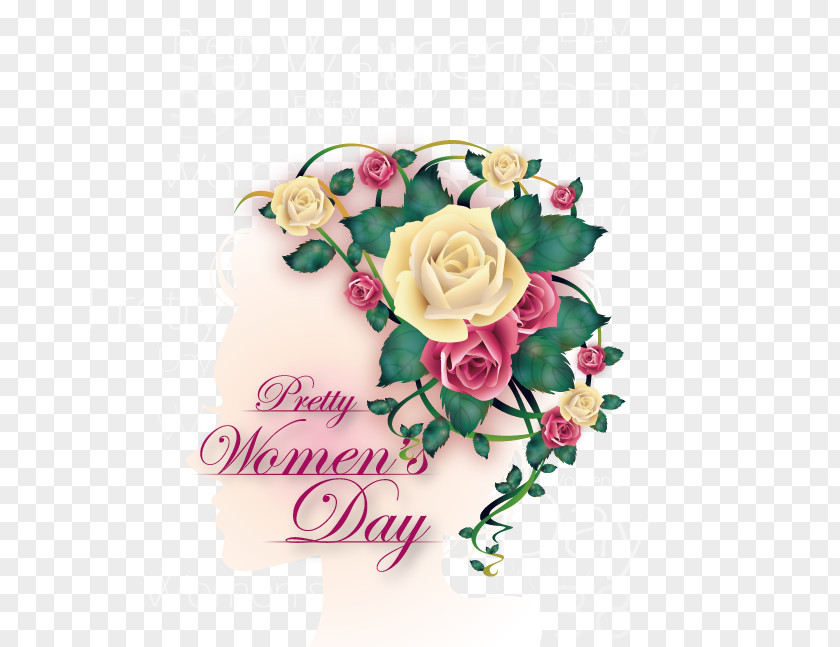 Women's Day Decorative Elements Poster PNG