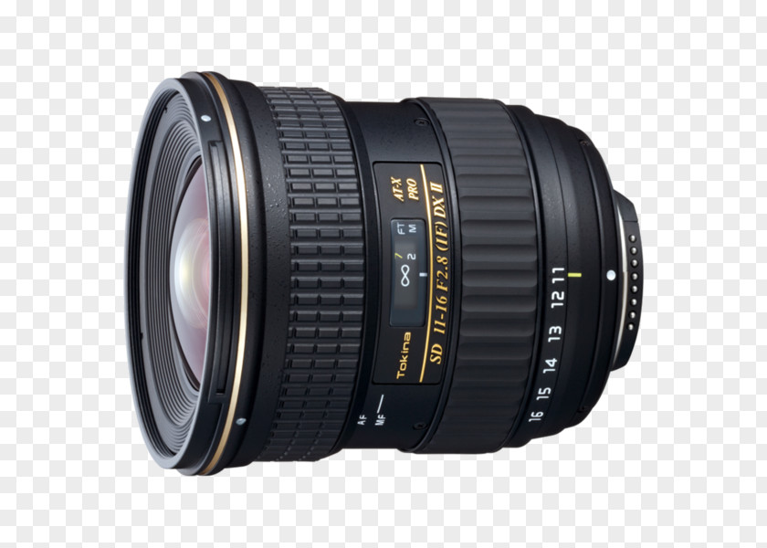 16mm F/2.8 Camera LensCamera Lens Canon EF Mount Wide-angle Tokina AT-X 116 Pro DX II Wide-Angle 11 PNG