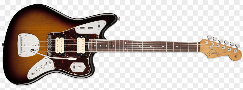 Electric Guitar Fender Jaguar Musical Instruments Corporation Kurt Cobain NOS Sunburst PNG