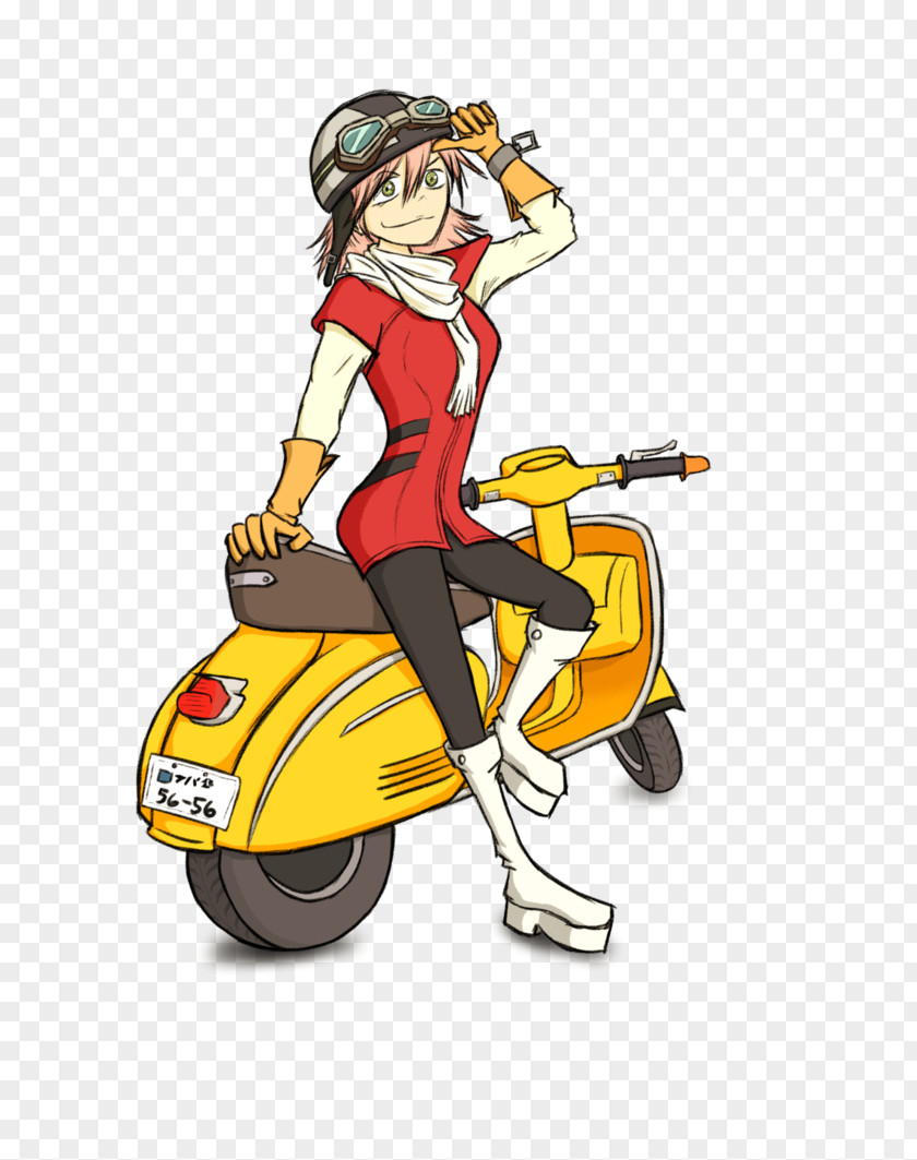 Flcl Haruko Haruhara Drawing Fan Art PNG