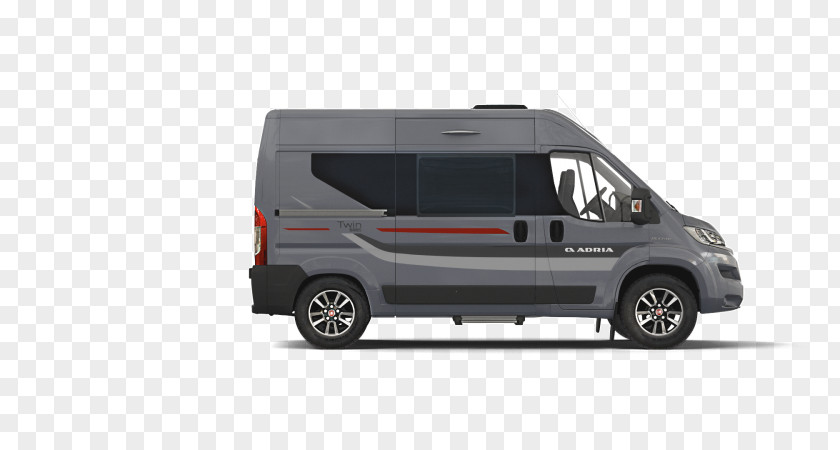 Grey Scale Compact Van Car Minivan Adria Mobil PNG