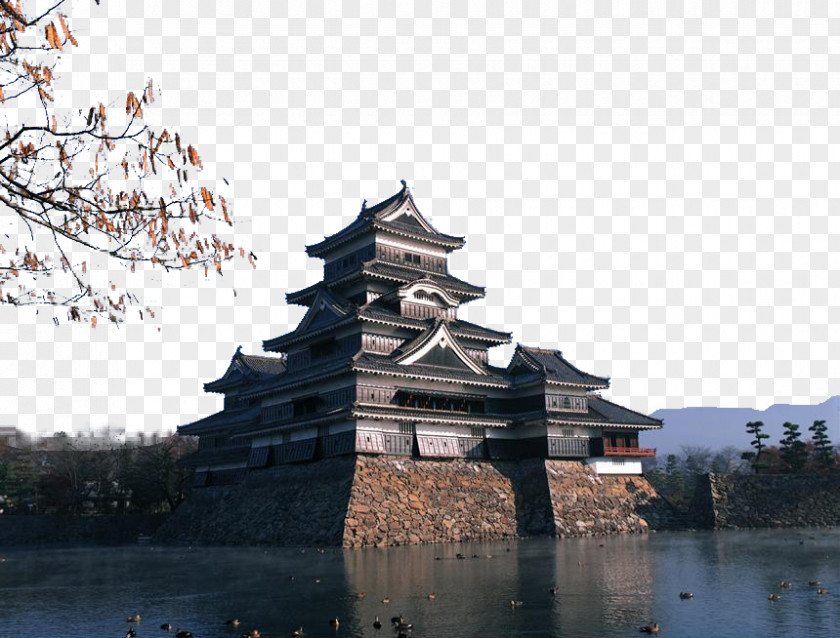 Japan's Classical Architecture Style Tower Matsumoto Castle Hotel Morschein Building Japanese PNG