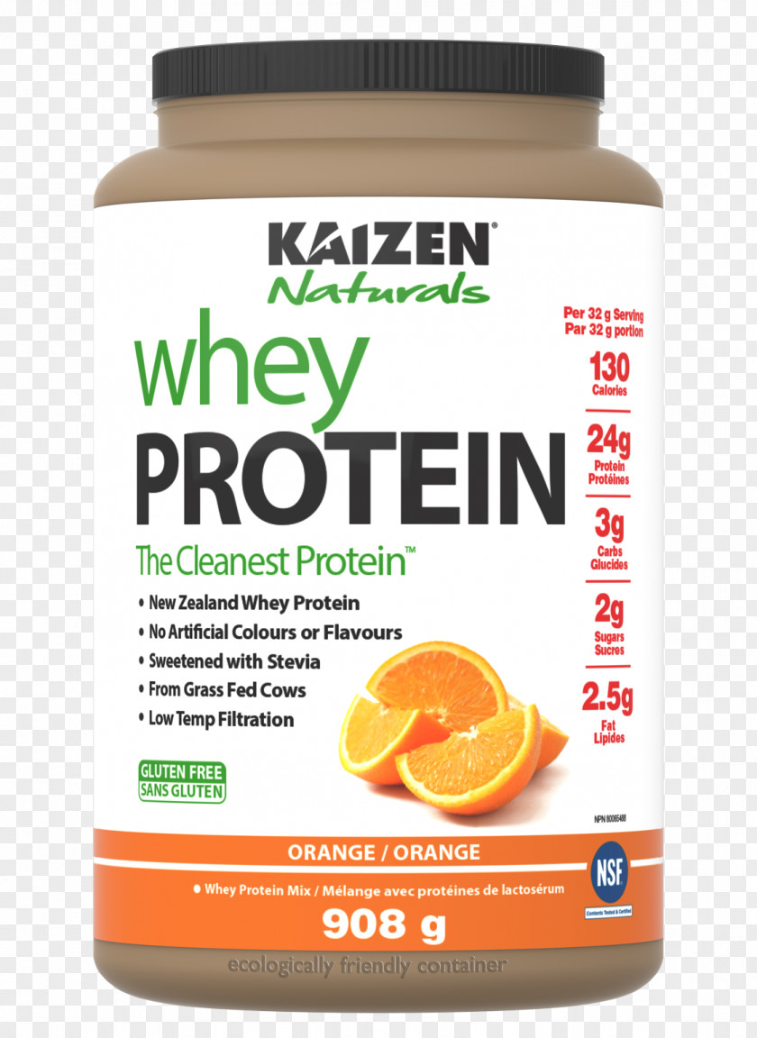 Orange Powder Dietary Supplement Whey Protein Isolate Bodybuilding PNG