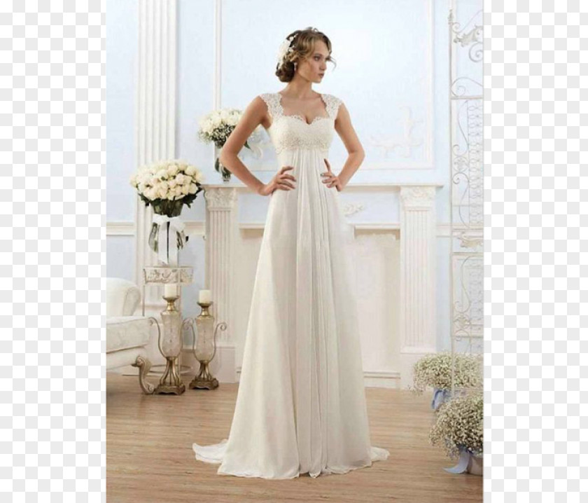 Bohemian Style Wedding Dress Sleeve Neckline Bride PNG